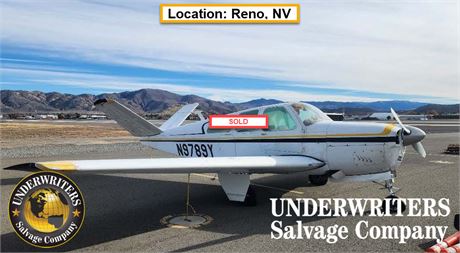 N9789Y - 1963 Beechcraft P35 Bonanza